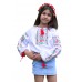 Embroidered blouse for girl "Spring Roses"